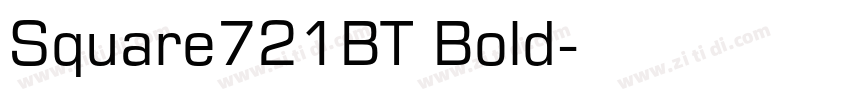 Square721BT Bold字体转换
